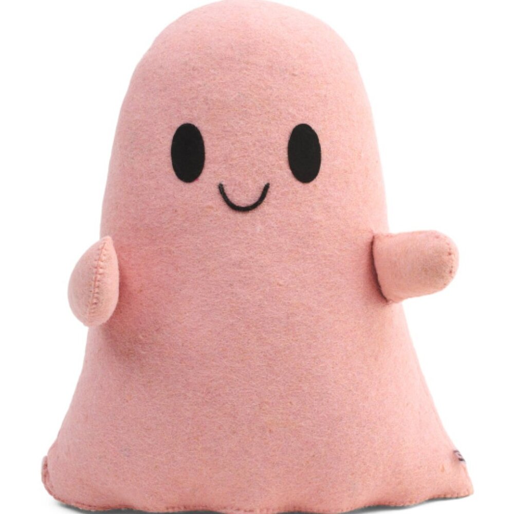 NEW Candy Corn Lane Plush, Friendly Ghost, NIB, Pink